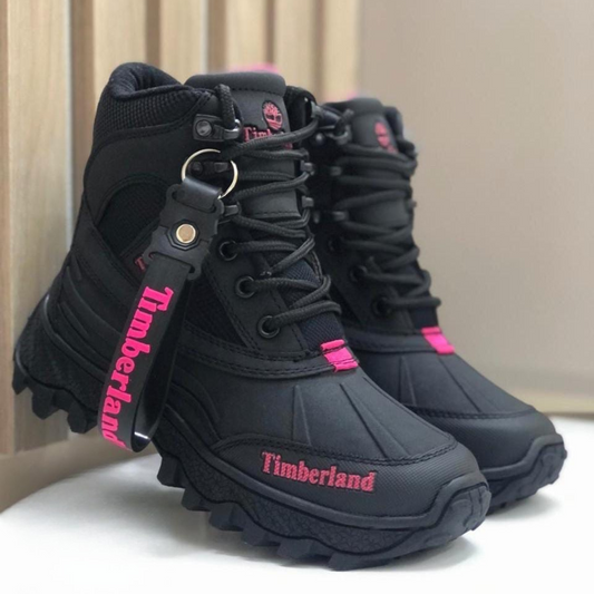 Bota Timberland Unisex Negro - Rosa